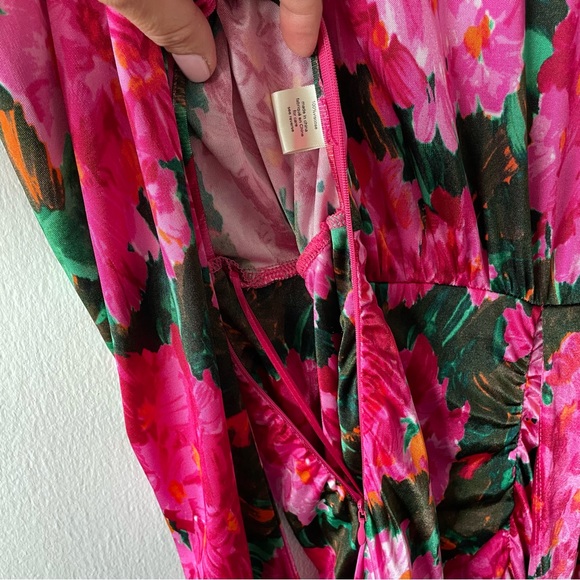 Ronny Kobo Talon Dress In Fuchsia - Picture 5 of 13